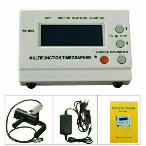No.1000 Mechanical Watch Timegrapher Tester Timing Machine Tool Multi-Function
