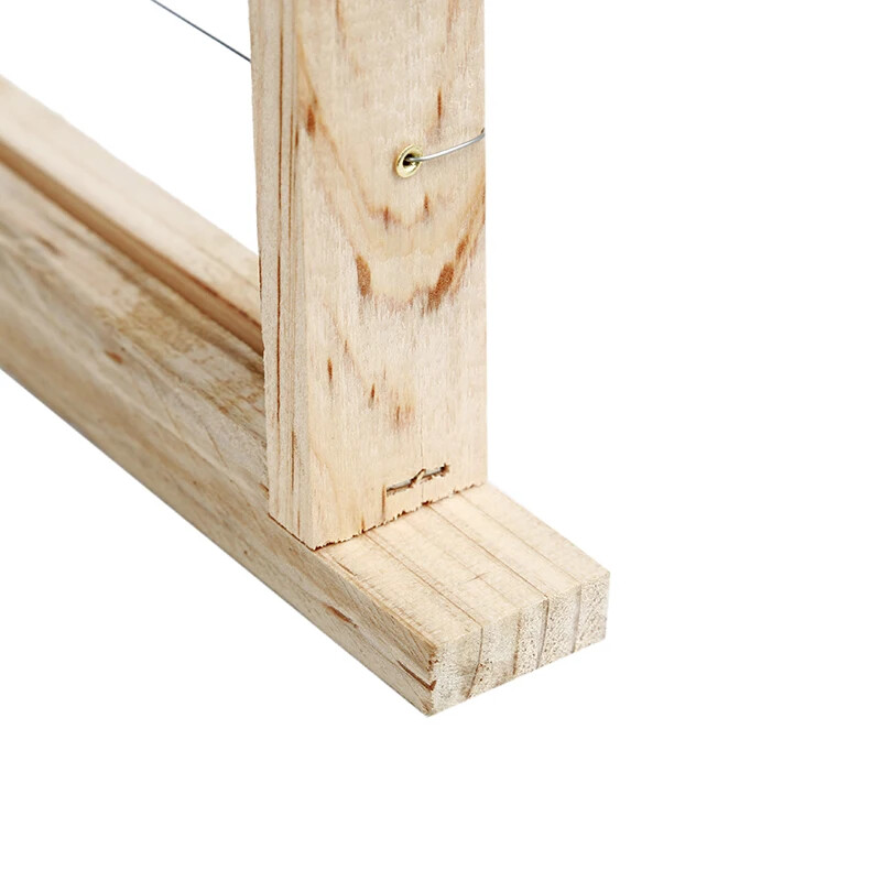 4pcs Wooden Bee Hive Frame Bee Honeycomb Foundation Framework Beekeeping Frame