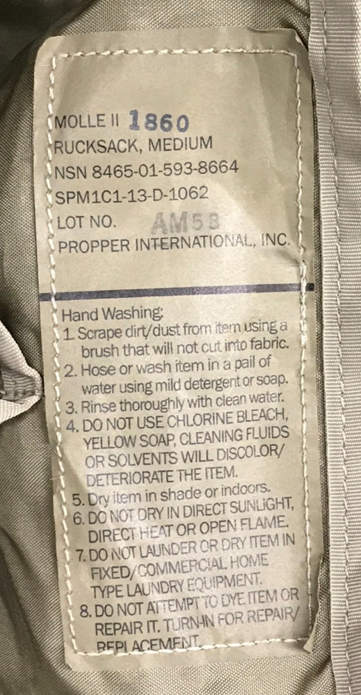 MOLLE II MULTICAM OCP Rucksack Backpack with Frame USGI