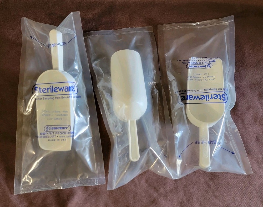64 Scienceware Sampling Scoops Sterileware 250 mL 8 oz H36906-0000