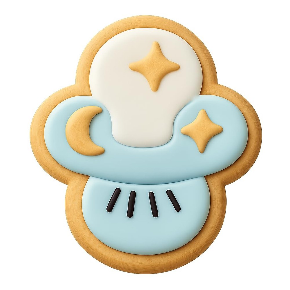 Pacifier Prediction Cookie Cutter & Stamp - 4x3.2 Fun Kitchen Baking