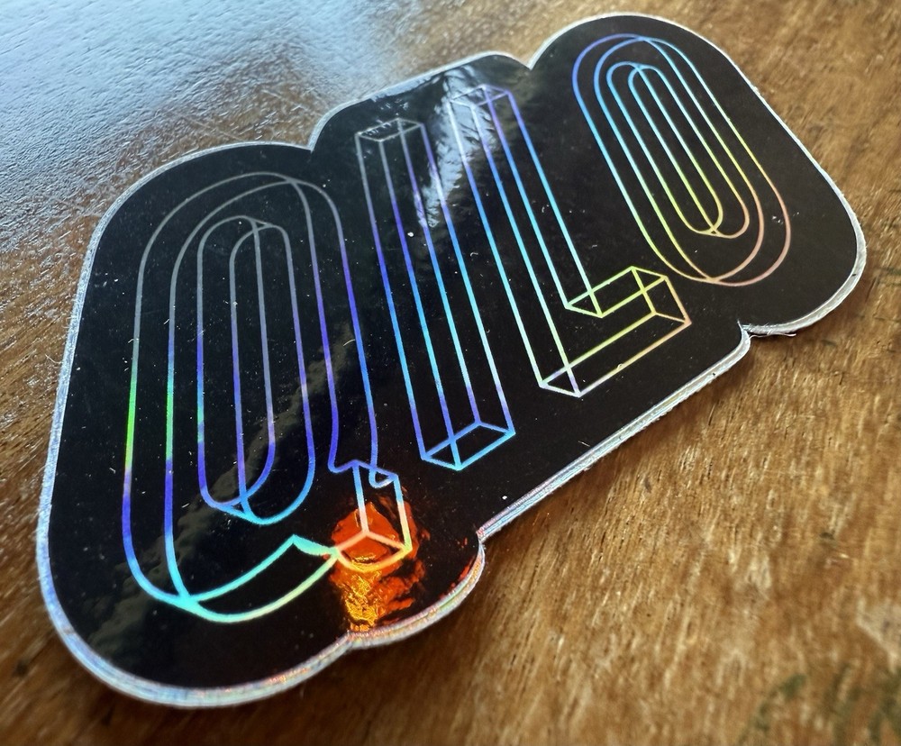 QILO “Holo Logo” Sticker