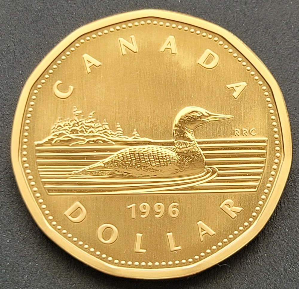 *** CANADA LOONIE 1996 *** SPECIMEN *** BETTER DATE ***