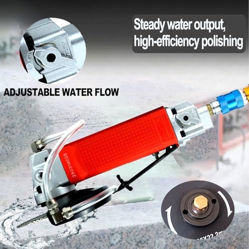 Air Wet Polisher Variable Speed 5'' Concrete Angle Grinder Tools with with