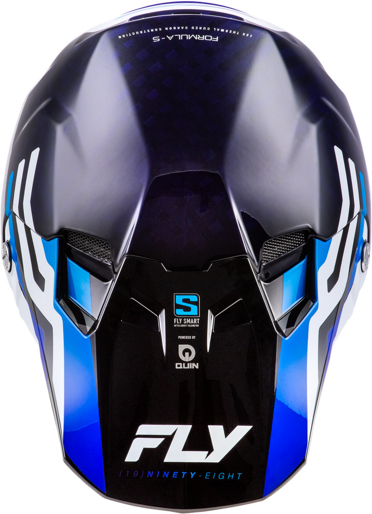 Fits Formula S Carbon Byte Helmet Blue Carbon/Blue/White Sm