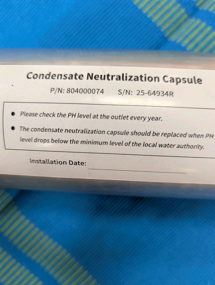 804000074 Condensate Neutralizer Kit