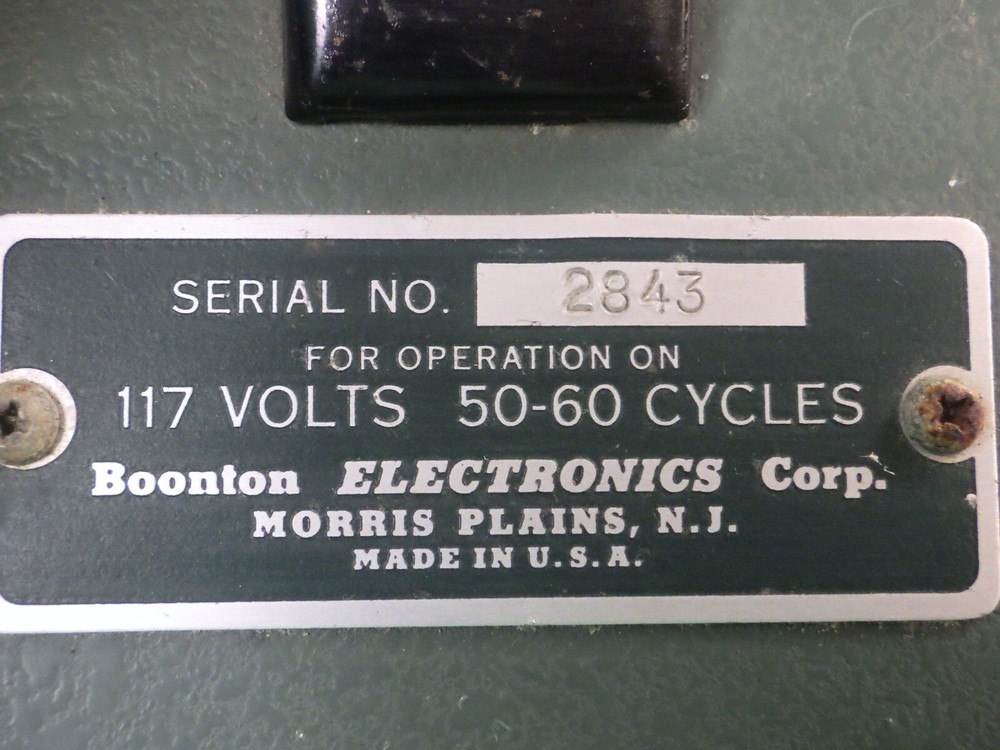 Vintage Boonton 91CA RF Voltmeter, Powers On - UNTESTED