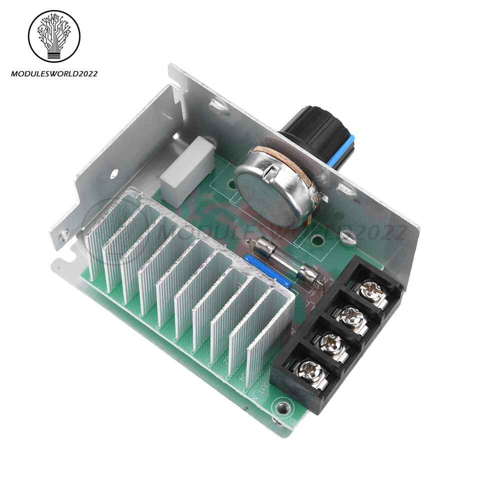 AC 220V 4000W SCR Voltage Regulator Dimmer Motor Speed Controller Module