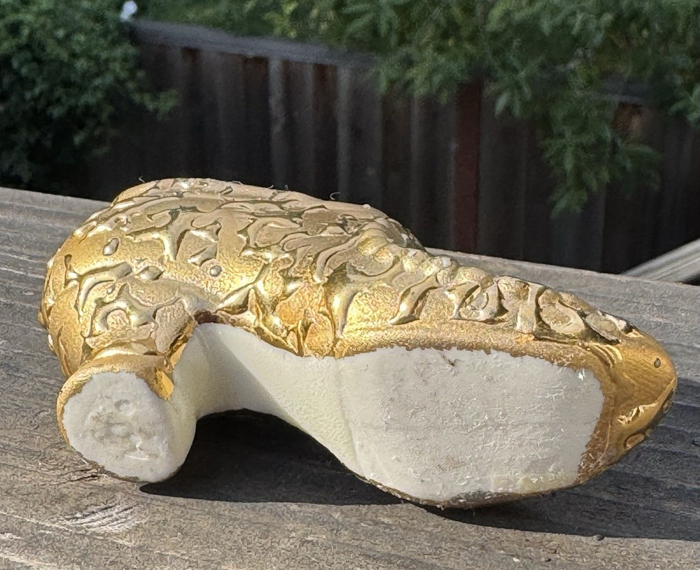 Vintage Ceramic Pin Cushion Approx L 4”