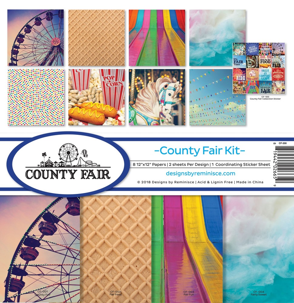 Reminisce Collection Kit 12"X12"-County Fair