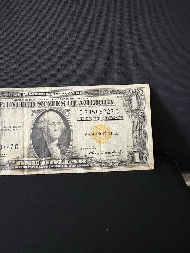 FR. 2306 1935-A $1 “NORTH AFRICA” SILVER CERTIFICATE NOTE ABOUT UNCIRCULATED