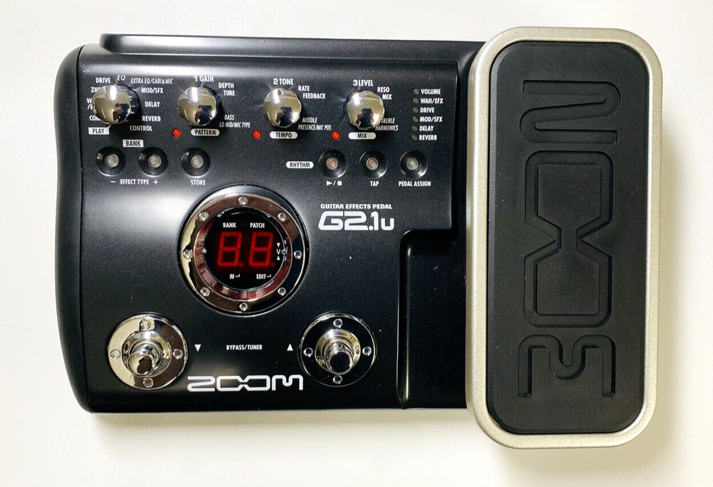 Zoom G2.1u Guitar Multi Effects Pedal USB Audio Interface Expression Japan