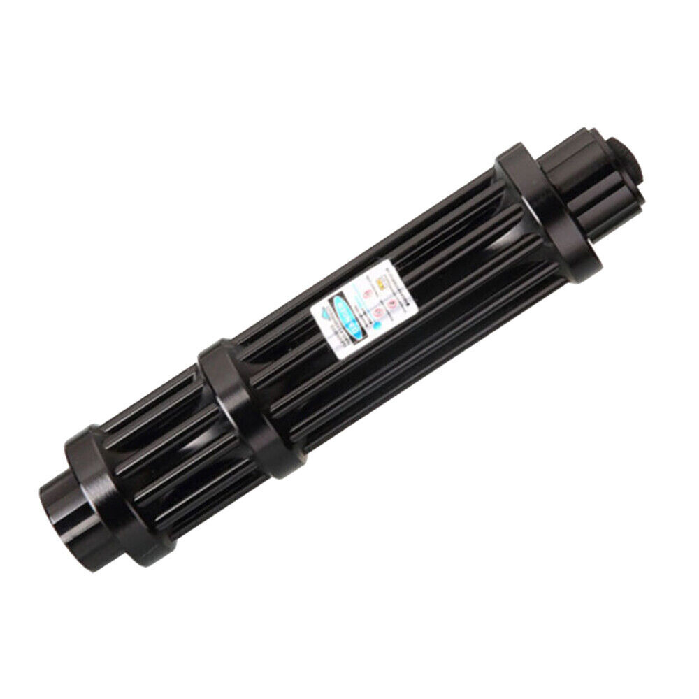 10Watt Adjustable High Power Blue Burning Laser Pointer Visible Dot Torch Light