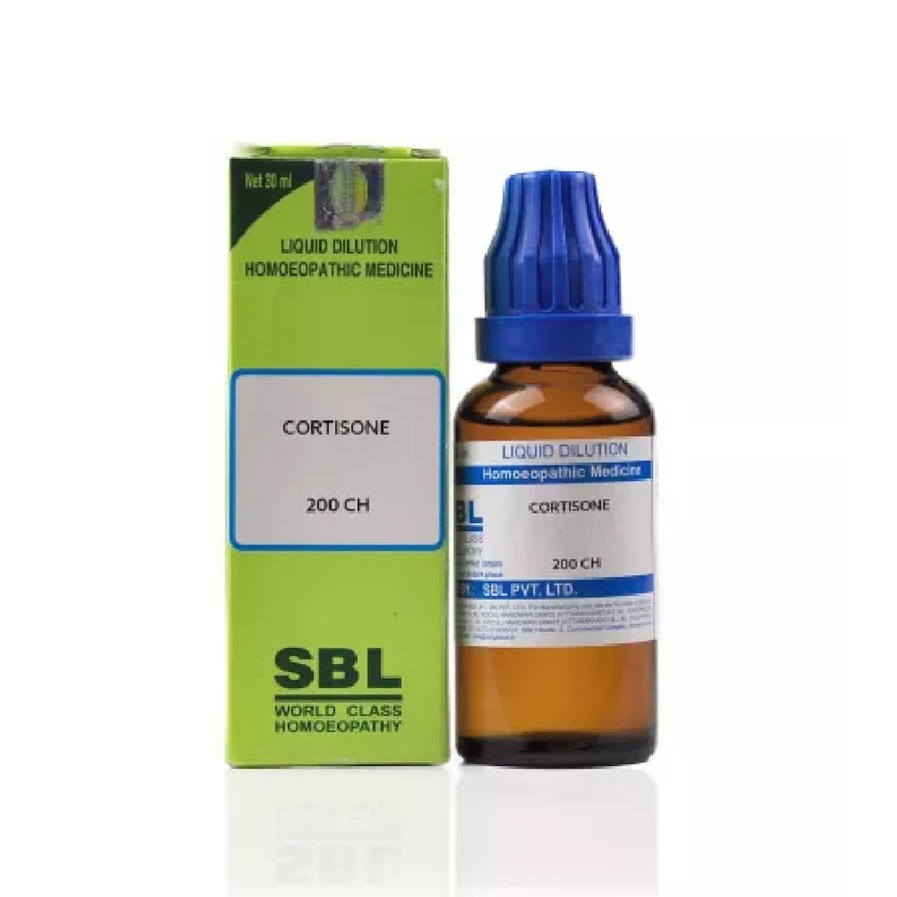 SBL Homeopathic Cortisone Dilution (30ml / 100 ML) Select Potency