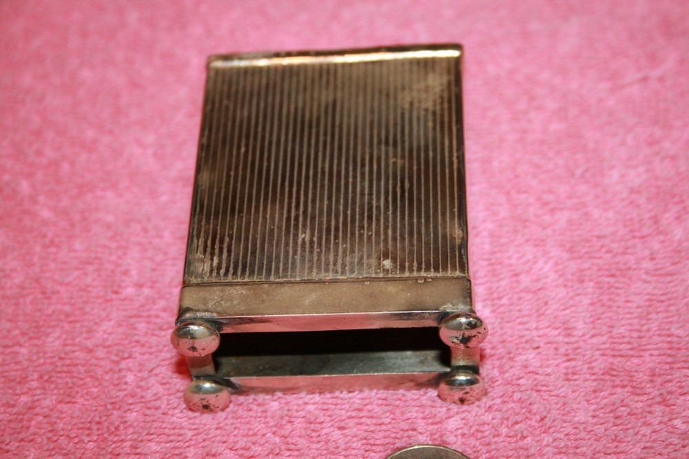 Vintage JWW Sterling Silver TWR Cigarette Table Top Holder