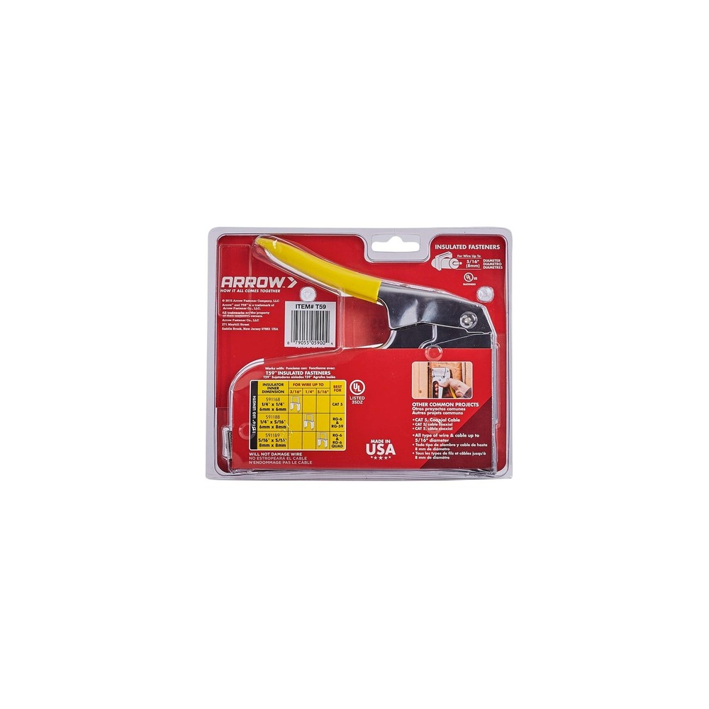 Arrow T59 Wiring Tacker Chrome