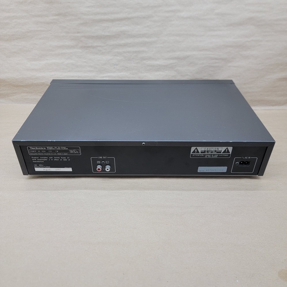 Vintage Technics SL-P520 CD Compact Disc Player NEW DRIVE BELT Tested & Working