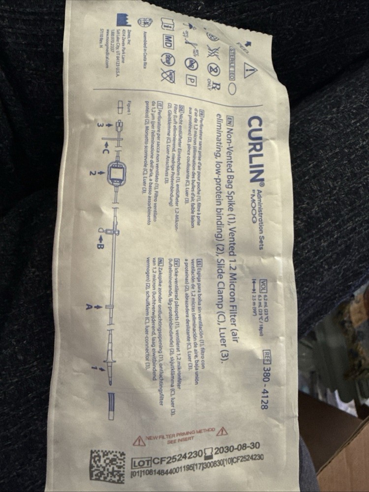 Moog Curlin Infusion Administration Set 1pack