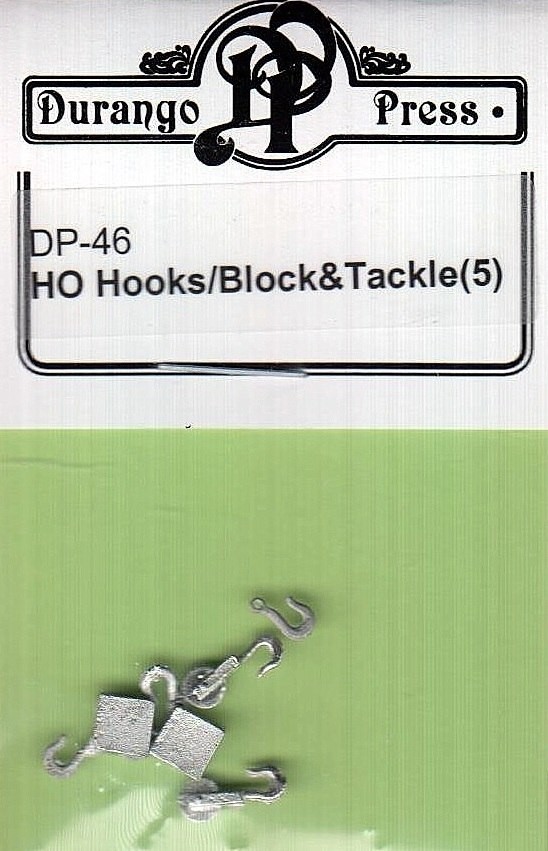 Durango Press 46 HO Hooks/Block and Tackle (5)