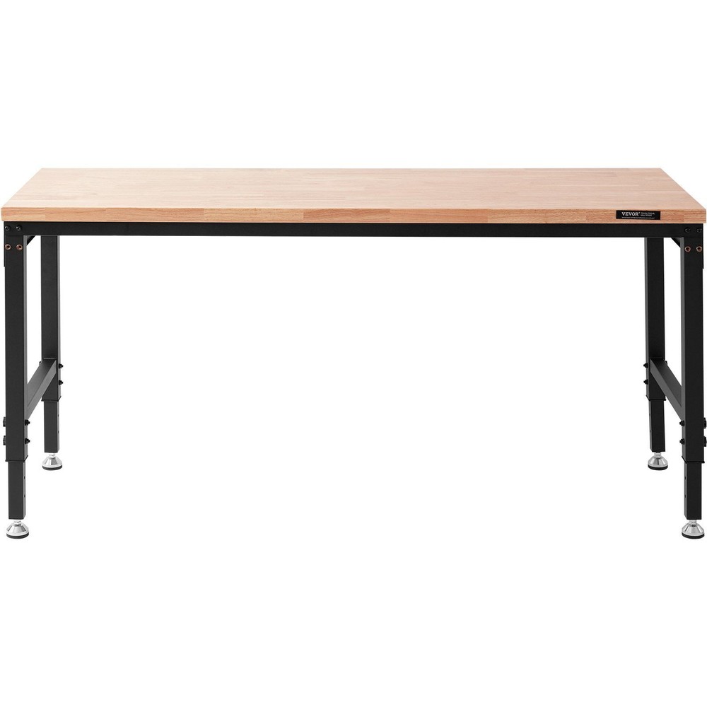 72" L X 25" W Adjustable Workbench with Universal Wheels 3000 LBS Load Capacity