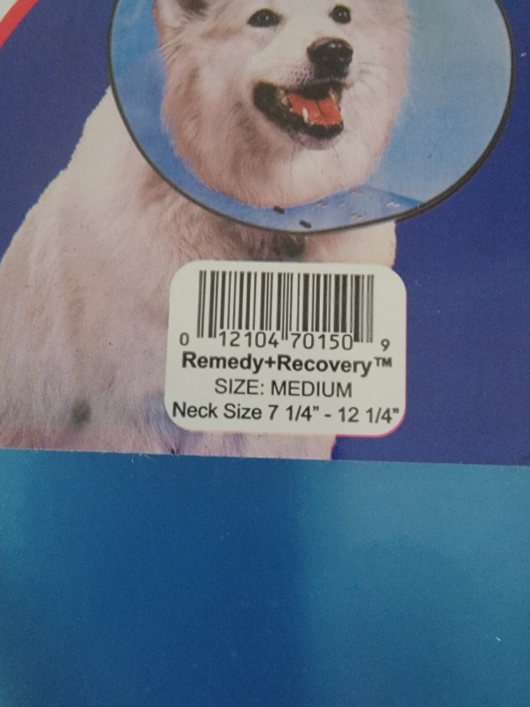 Remedy + Recovery Collar, Medium, Blue, New