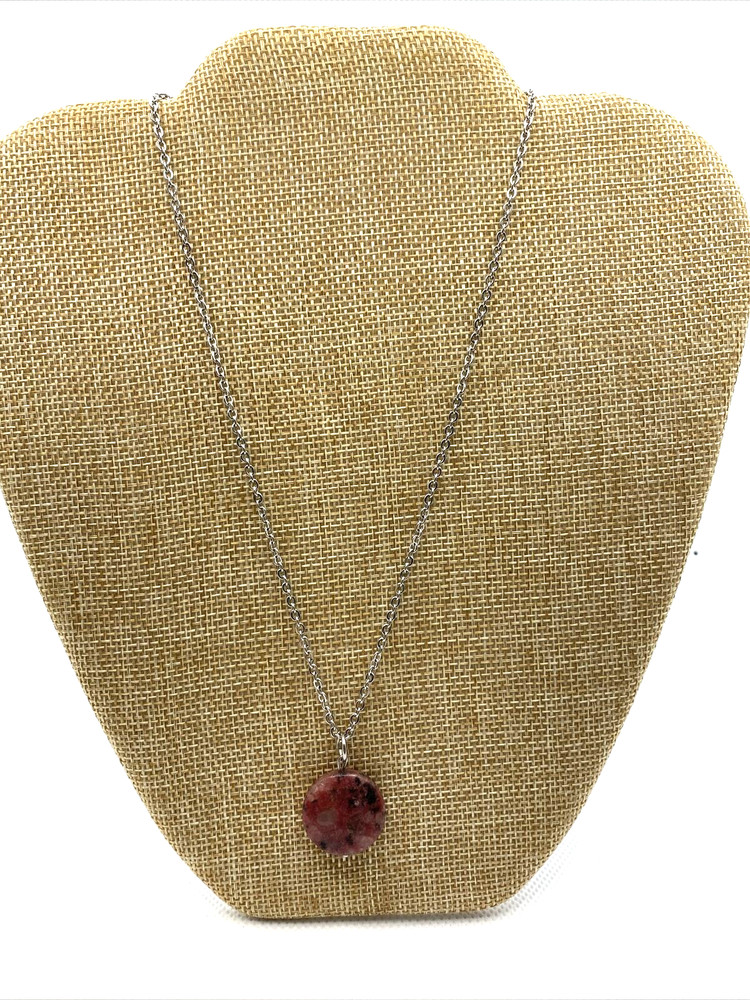 Red Stone Handmade Necklace