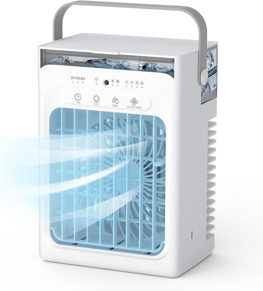 Portable Air Conditioners, 4-Speed Mini Air Conditioner, 3-In-1 Personal Cooling