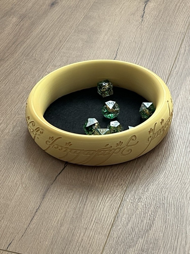 LOTR One Ring Dice Tray, D&D.