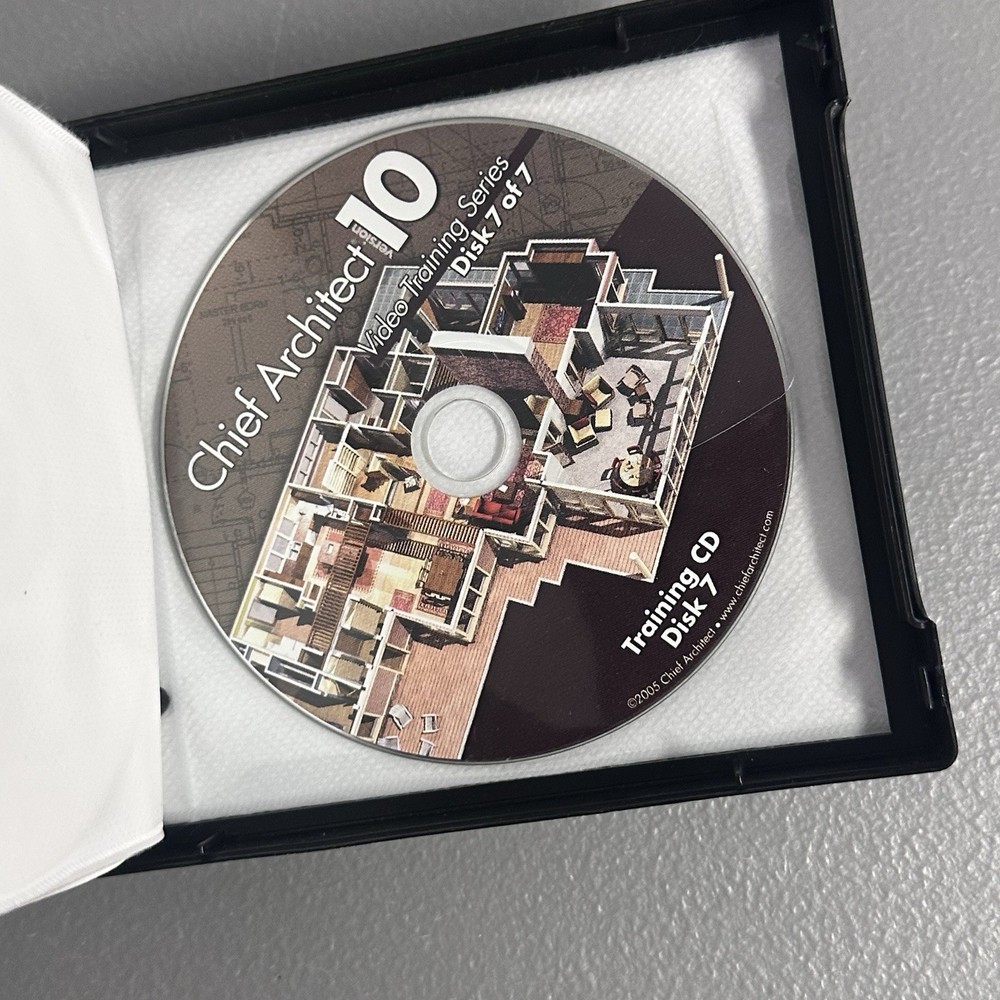 Chief Architect 10 Professional Design Drafting Software Training CD ROM SET
