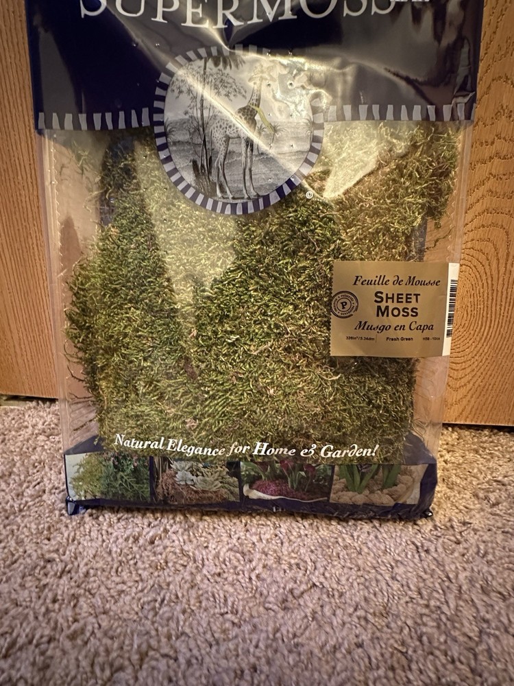 SuperMoss (21582) Sheet Moss Dried, Natural, 8oz