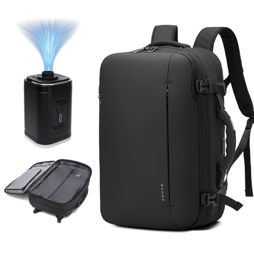Airback Backpack with electronic scaleVacuum Compression Travel With Air Pump