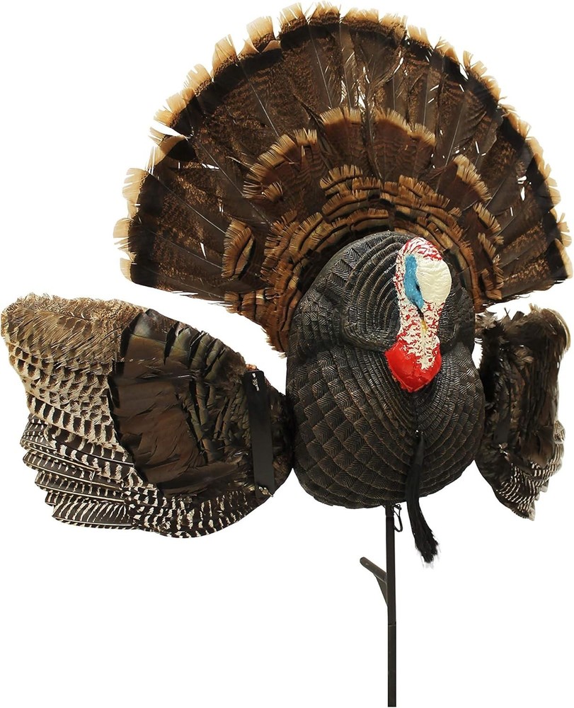 Camo Turkey Decoy with Removable Fan