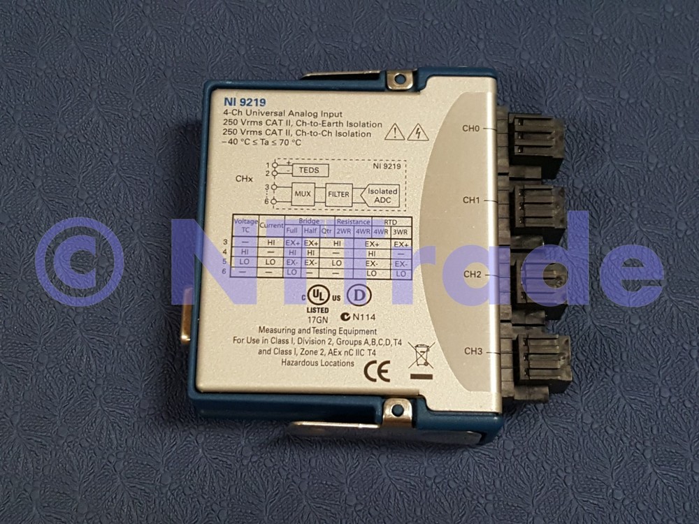 National Instruments NI-9219 cDAQ Universal Analog Input Module