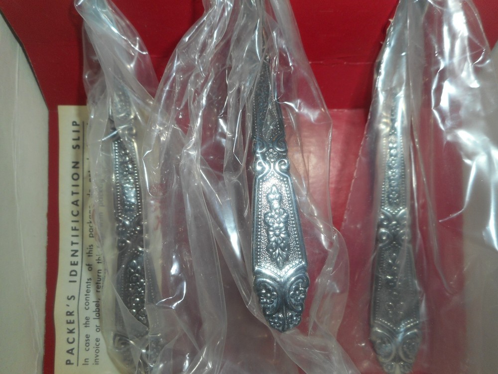 Oneida Stainless 3pc Serving Set Artistry DOWRY Pattern Meat Fork Spoon Ladle