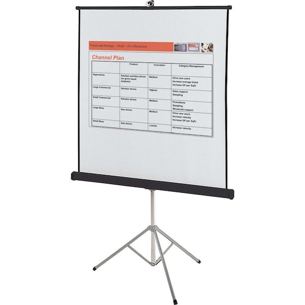 Quartet 570S Portable Tripod Projection Screen