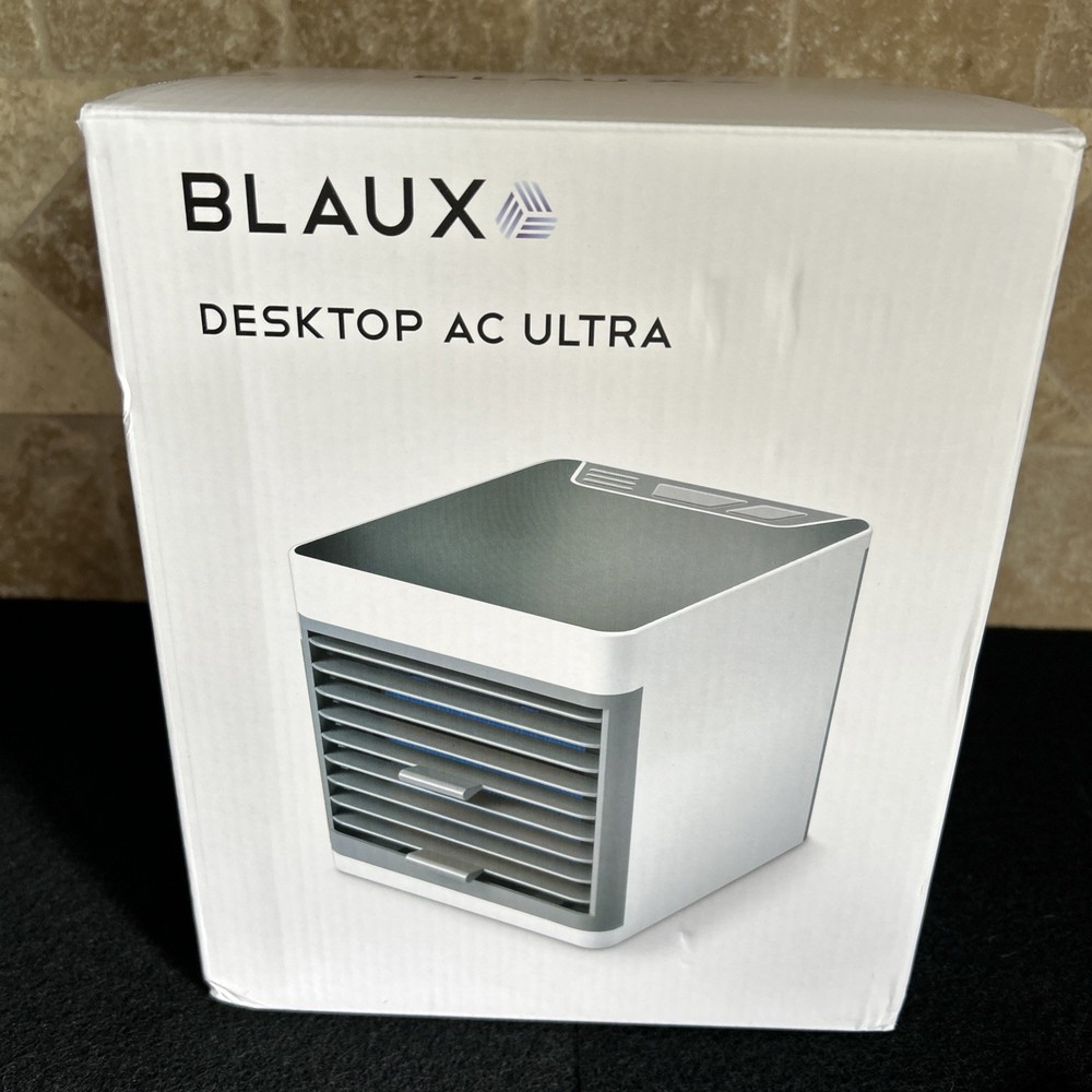 BLAUX Ultra Desktop Portable AC unit with 3 Speed Fan & Mist Function! NEW