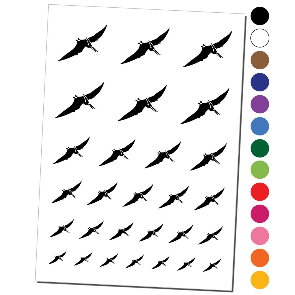 Pteranodon Dinosaur Temporary Tattoo Water Resistant Set Collection