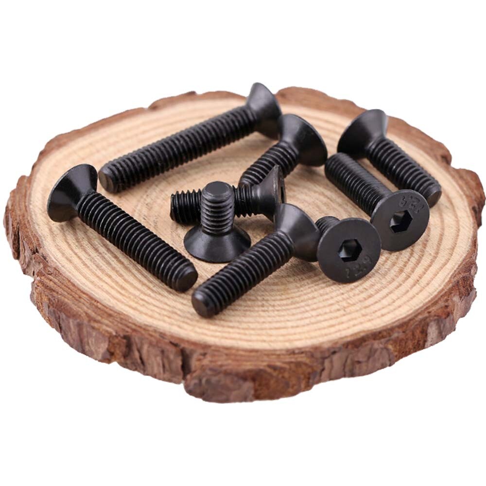 M3 M4 M5 Grade 12.9 Alloy Steel Flat Head Countersunk Hex Socket Cap Screws Bolt