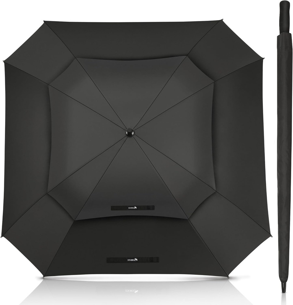 62/68 Inch Golf Umbrella Extra Large Oversized Umbrella Windproof Automatic Open