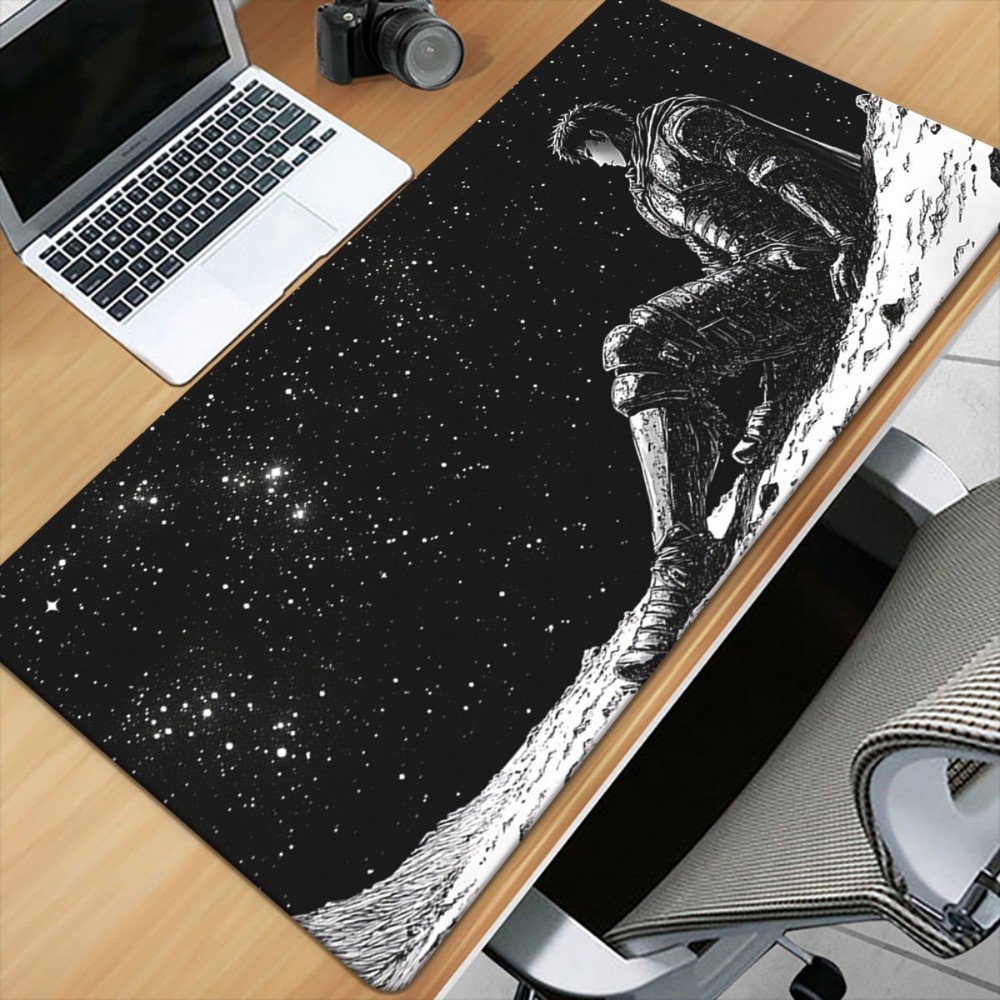 40*90cm1pc Japanese Samurai Pattern Printed Pad for Desk, Multi-Functional XXL M