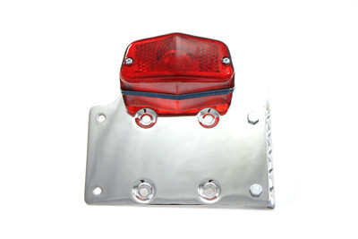 Chrome Side Mount Tail Lamp Kit fits Harley Davidson