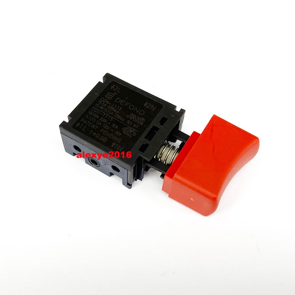 1 PCS DEFOND CGN-1115 Trigger Switch Red Button