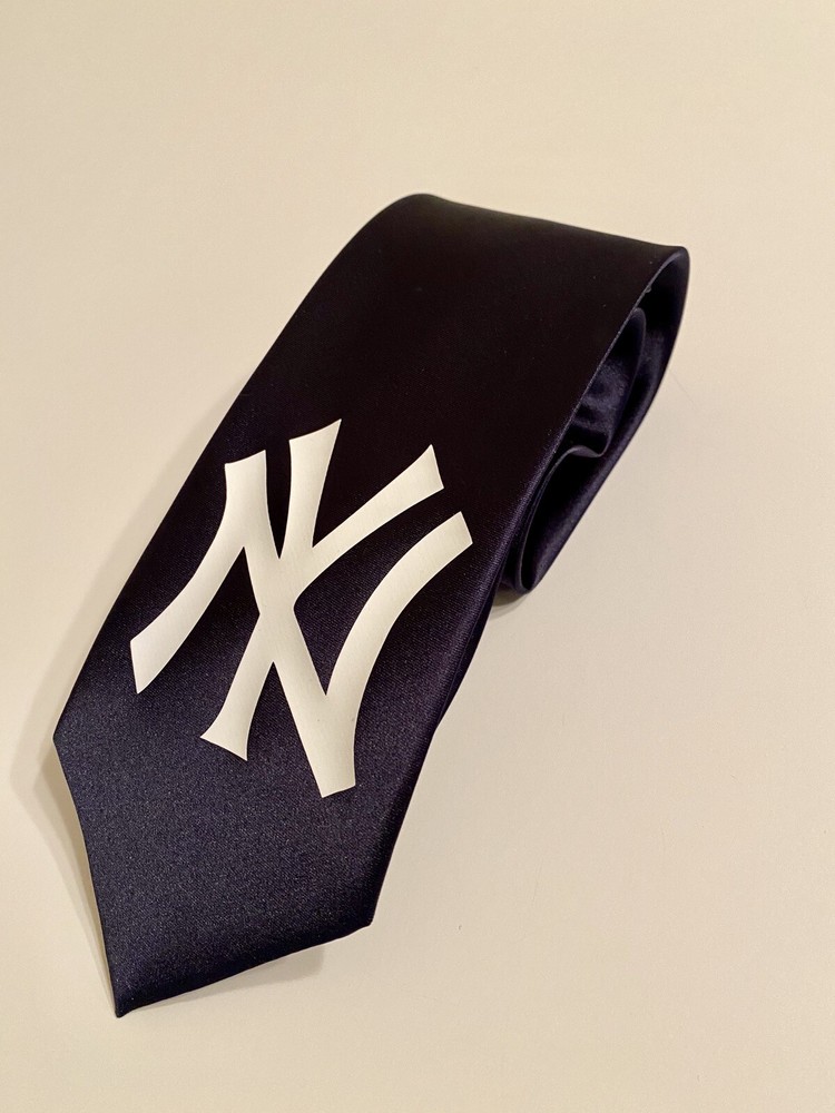 Baseball, Necktie, Really Cool, New, Navy Blue Tie