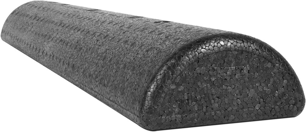 Black Composite High-Density Roller, Half-Round, 6"" X 36