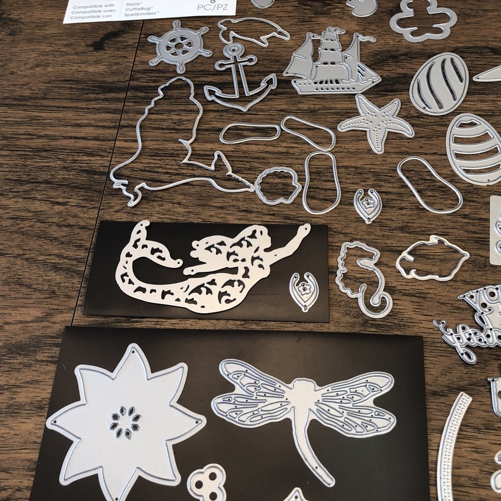 Lot of 185+ Metal Dies - Scrapbooking Sizzix Stampin Spellbinders Thinlits Holtz