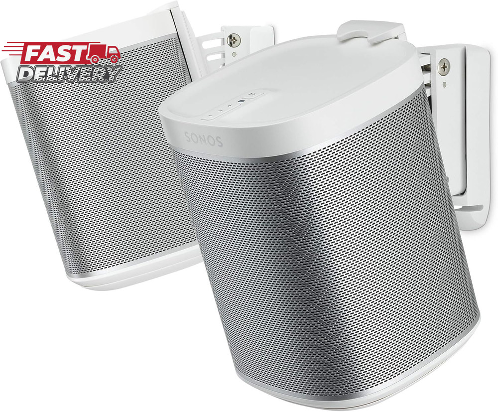 Flexson Wall Mount for SONOS One (Pair, White)