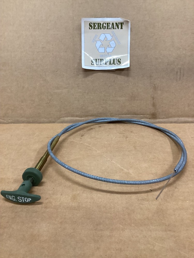 Control cable, engine stop (older style) M35A2/2.5ton 2990-00-077-1940