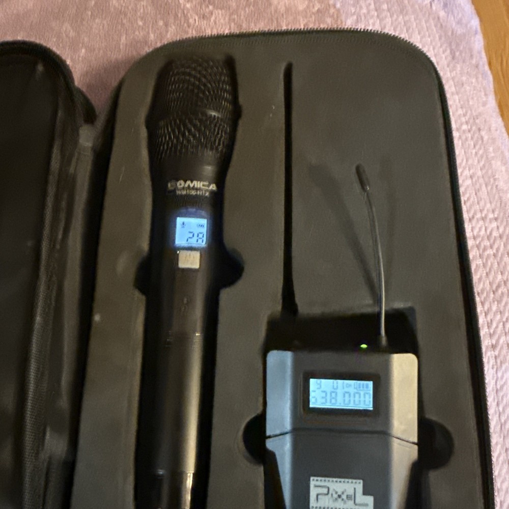 COMICA WM 100 HTX WIRELESS HANDHELD MICROPHONE WITH UHF 48 CHANNELS GIFT IDEA