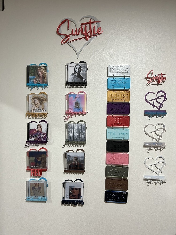 T Swift Inspired CD Wall Mount - Folklore Album
