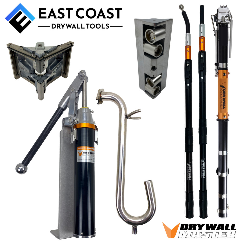 Drywall Master Tools Automatic Drywall Taping Set (Extendable Handles)